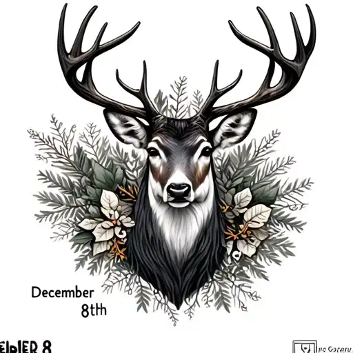 Deer With The Date December 8Th On It