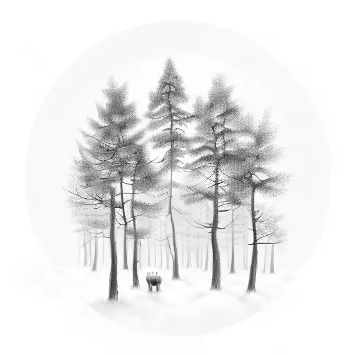 Forest With Military Version