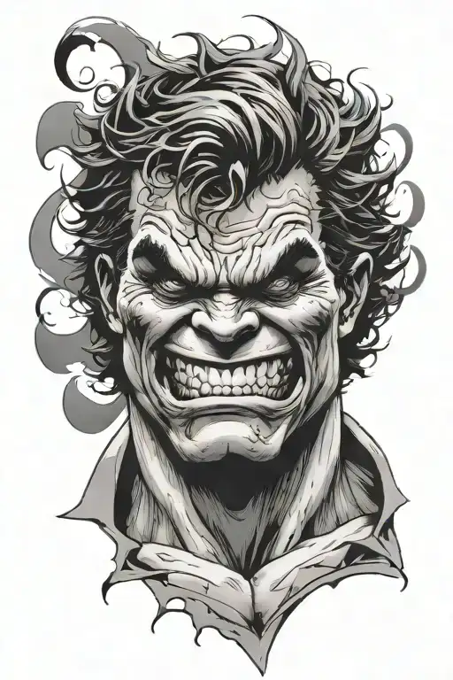 The Hulk Mixed With Joker