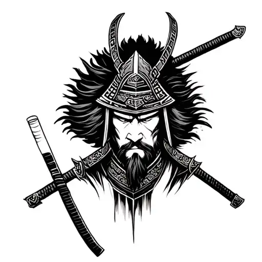 Samurai Warrior Line Work