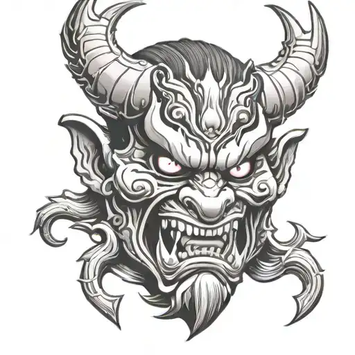 Oni Demon Mask