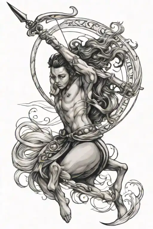 Sagittarius And The Sea