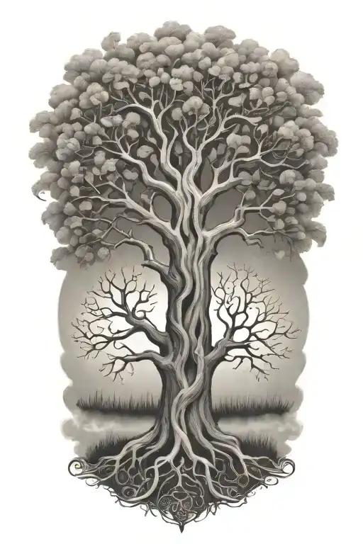 Family Tree Made Entirely Of Intricate