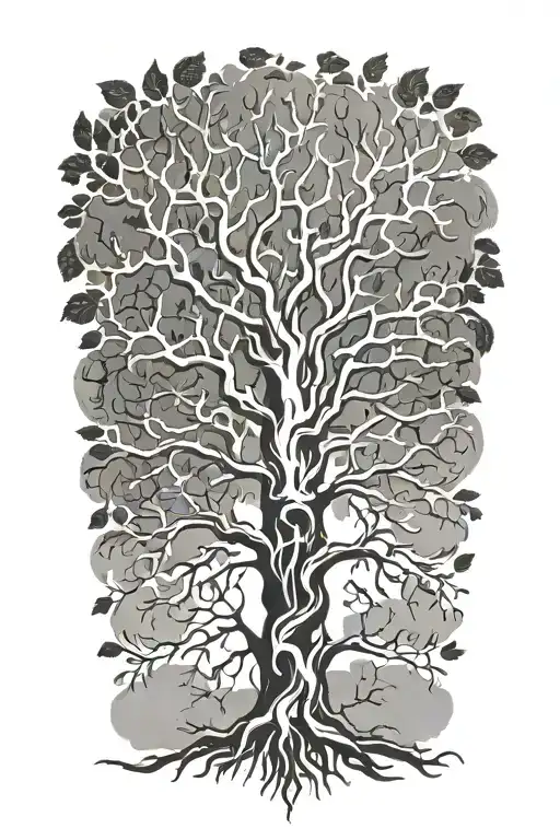 Family Tree Branches Representing Each