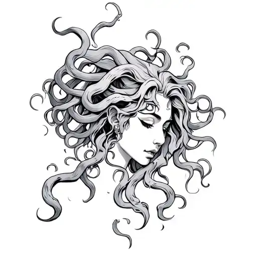 Medusa Anime Side View