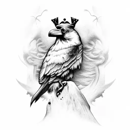 Raven And Crown