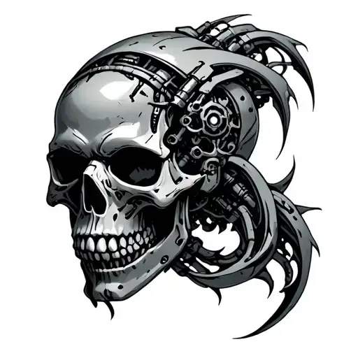Bio Mech Skull
