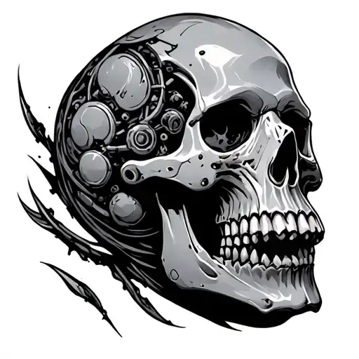 Bio Mech Skull