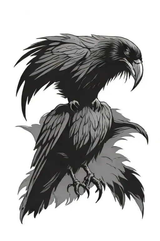 Raven Standing Proudly