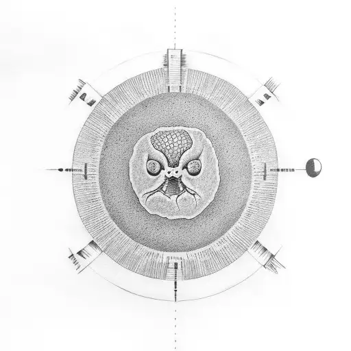 3 Baby Foot Prints On Left Forearm