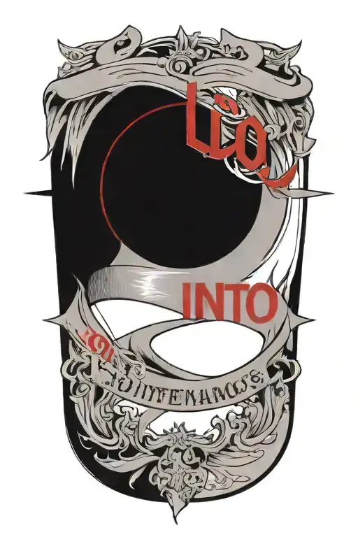 In The Center The Words 'Lo Intentamos' And A Red Line Around Each Letter
