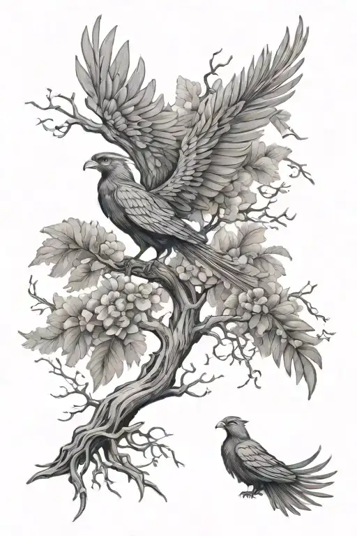 Tree And Phoenix