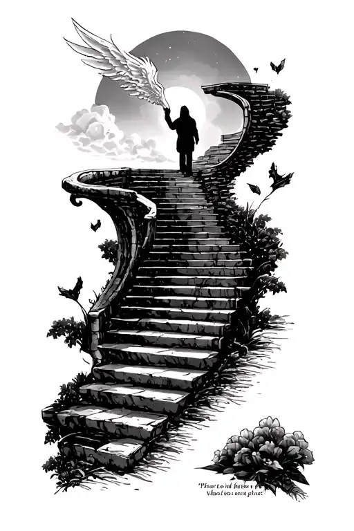 Stairway To Heaven With Quote
