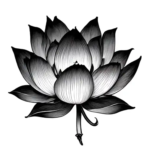 Lotus Flower Linework