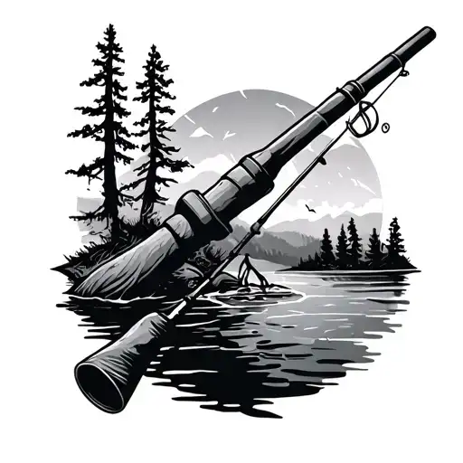 Camping And Fishing Rod