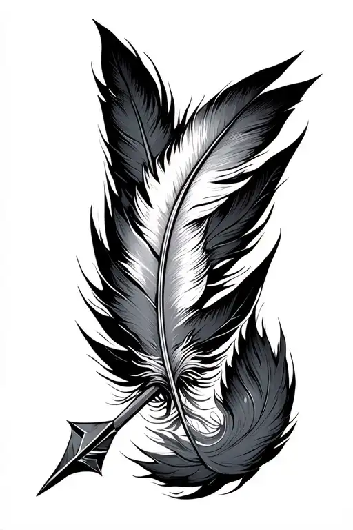Arrow With Feather