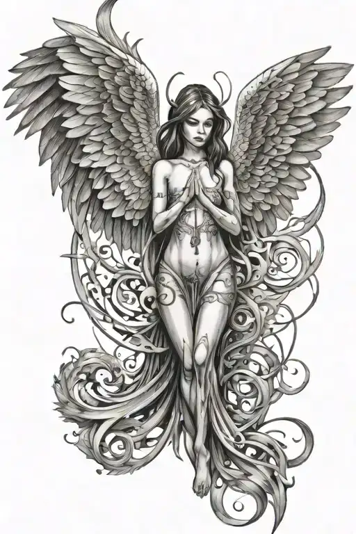 Seraphim Angel Symmetrical Eyes Everywhere