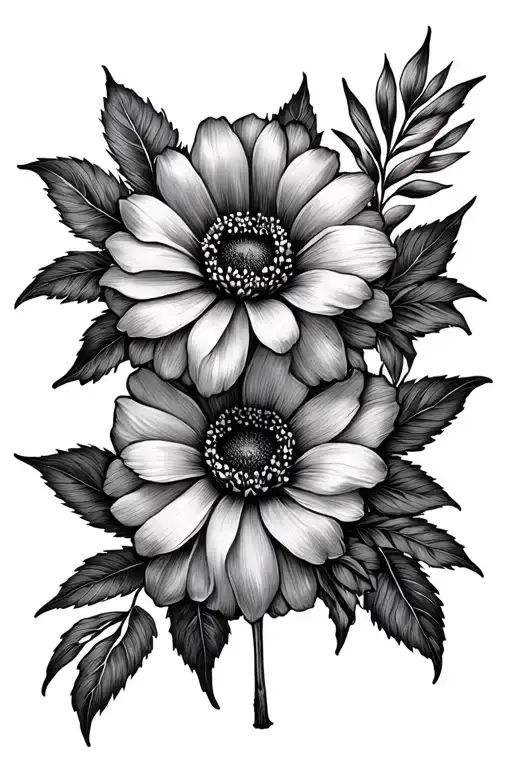 October Birth Flower Two 2001 1974