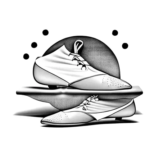 Ballet Shoes Hanging Off The Word Zayda