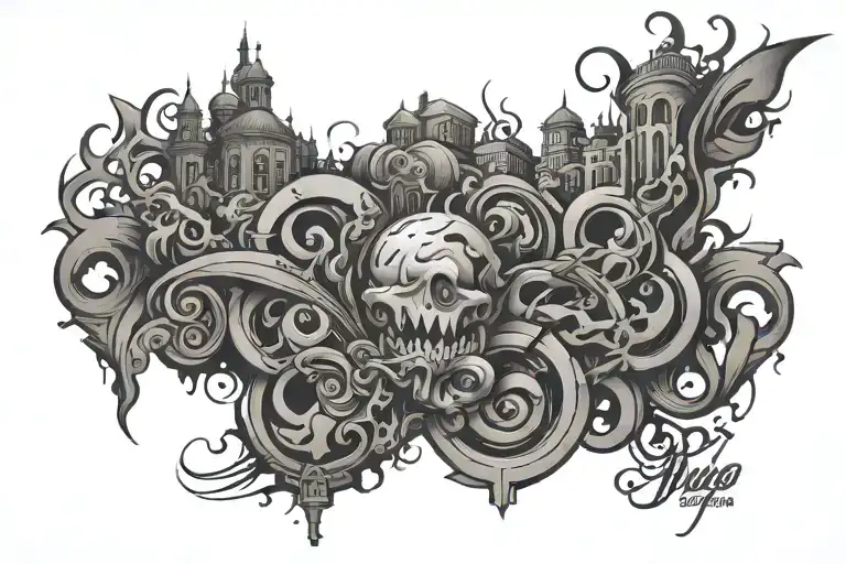 Hugo Moss Grafitti Streets Hip