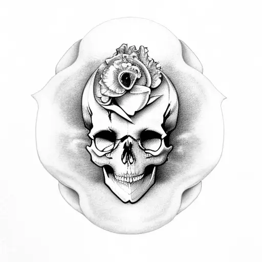 Skull And Iris