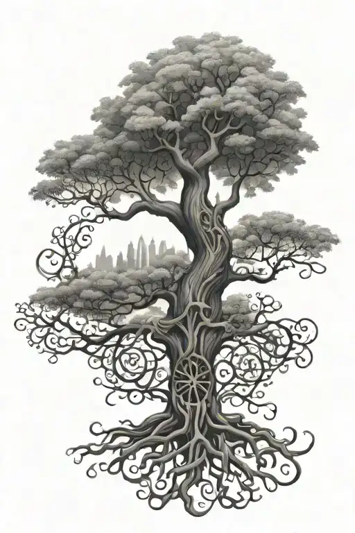 Tree Of Life With The Letters Weapon