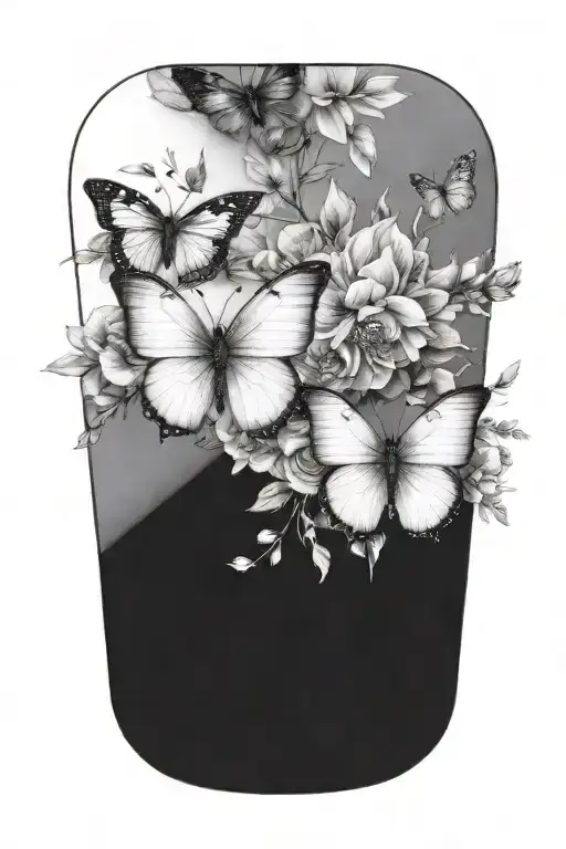 Flowers And Butterflies