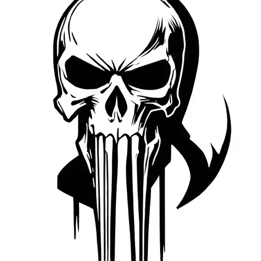Punisher Skull With Spartan