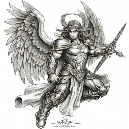 Angel Warrior Surrounded