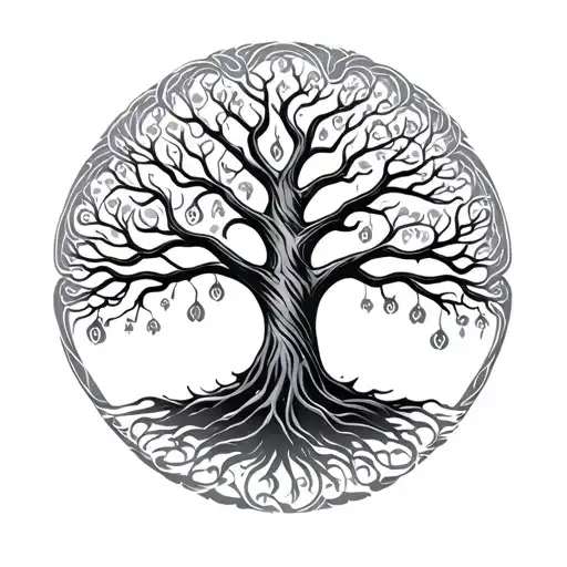 Tree Of Life And All Seasons And Wedding And Graduation