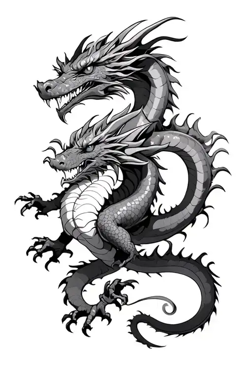 Dragon And Phoniex Fightin