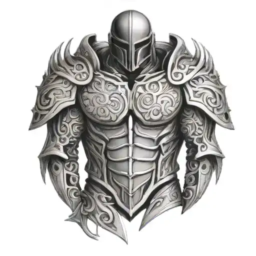 Half Armor On Chest Piece