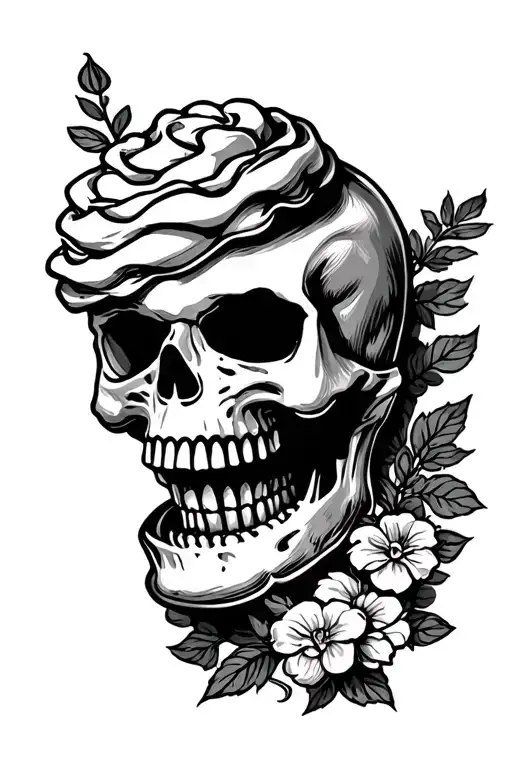 Bakery And Skull Face