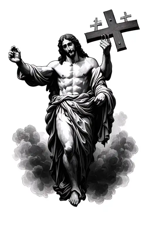 Jesus Christ Carrying Our Sins