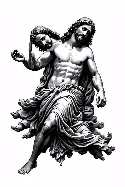 Jesus Christ Carrying Our Sins