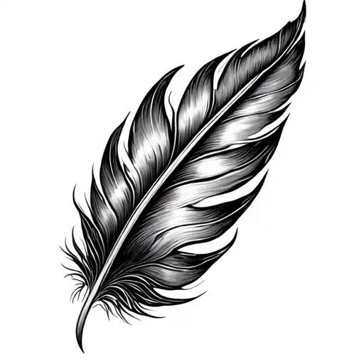 Delicate Feather Symbol