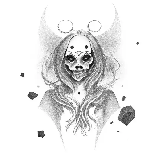 Bad Omens Band Inspired Woman With Tdopm