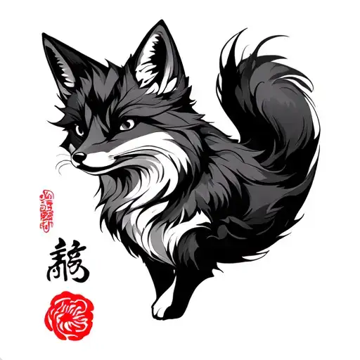 Japanese Kitsune Fox
