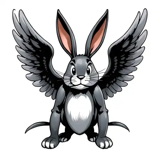 Bugs Bunny With Angel Wings