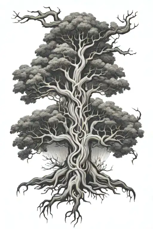 Yggdrasil Tree Intertwined