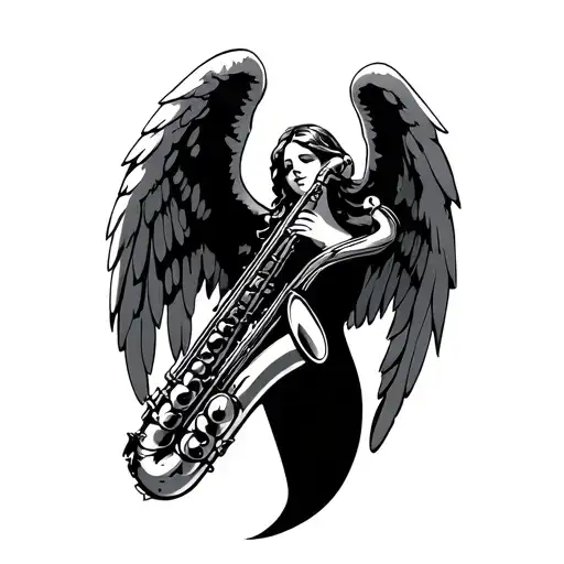 Angel Saxophone Angel Tribute To A Loved One
