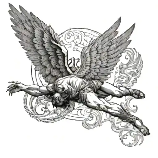 Icarus As He Falls