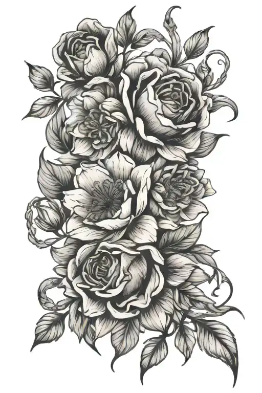 Birth Flowers Intertwined