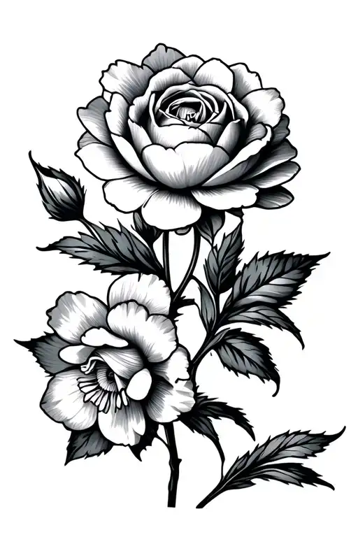 Peony Rose Daffodil Flowers