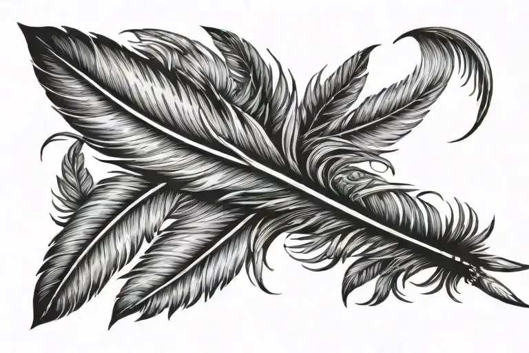 Feather Feather Quill Scrawling