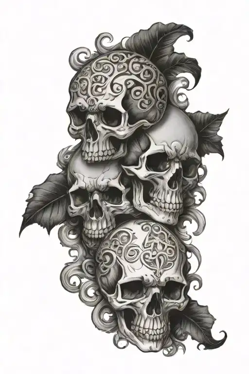 Skulls Representing Dark Periods
