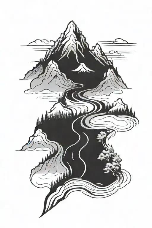 Mountain Road Winding