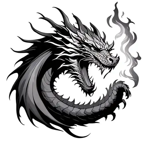 Dragon Breathing Fire