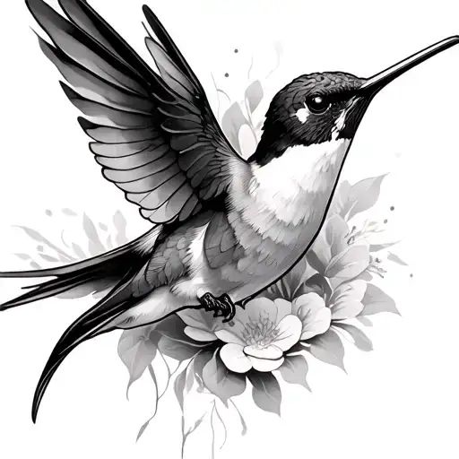 Humming Bird Soaring