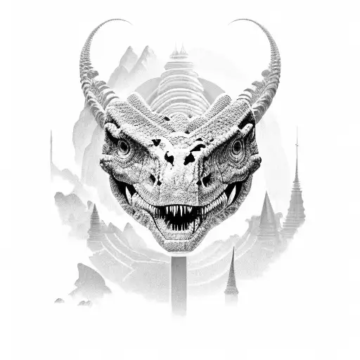 Dinosaur Myan Temple